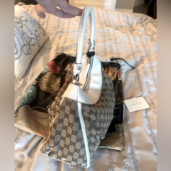 Gucci Canvas Abbey D-Ring Hobo Shoulder Bag - Picture 6 of 16